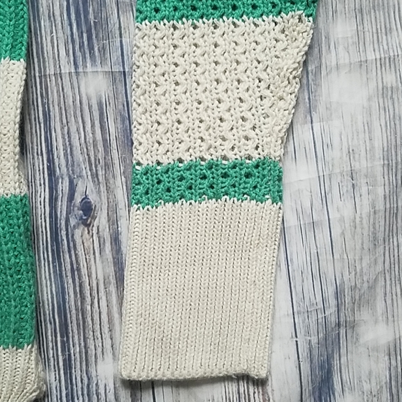 Aqua & Cream Sweater - Picture 5 of 8
